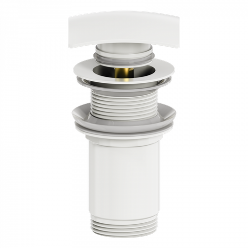 Донный клапан для раковины 1 1/4 WONZON & WOGHAND, Белый матовый (WW-88SS08-MW)