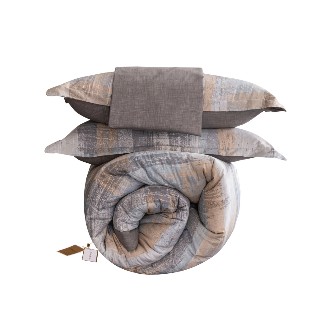 Комплект постельного белья Сатин с Одеялом 100% хлопок OB154