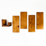 Деревянные разделочные доски 4 шт. на подставке из сибирского кедра RDN7