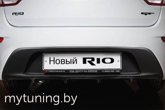 Диффузор заднего бампера для Kia Rio IV