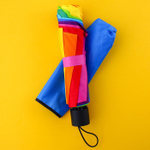 Зонт радужный Наслаждаюсь дождём, 10 спиц.