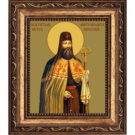 Петр (Могила), Святитель митрополит Киевский. Икона на холсте.
