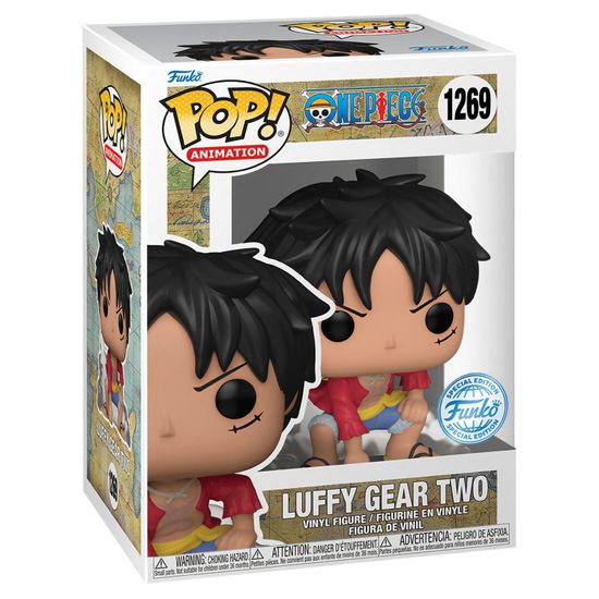 Фигурка Funko POP! Animation One Piece Luffy Gear Two (Exc) (1269) 62646 / Фигурка Фанко ПОП! по мотивам аниме "One Piece",  Луффи