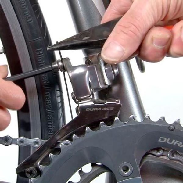 Настройка переднего переключателя скоростей