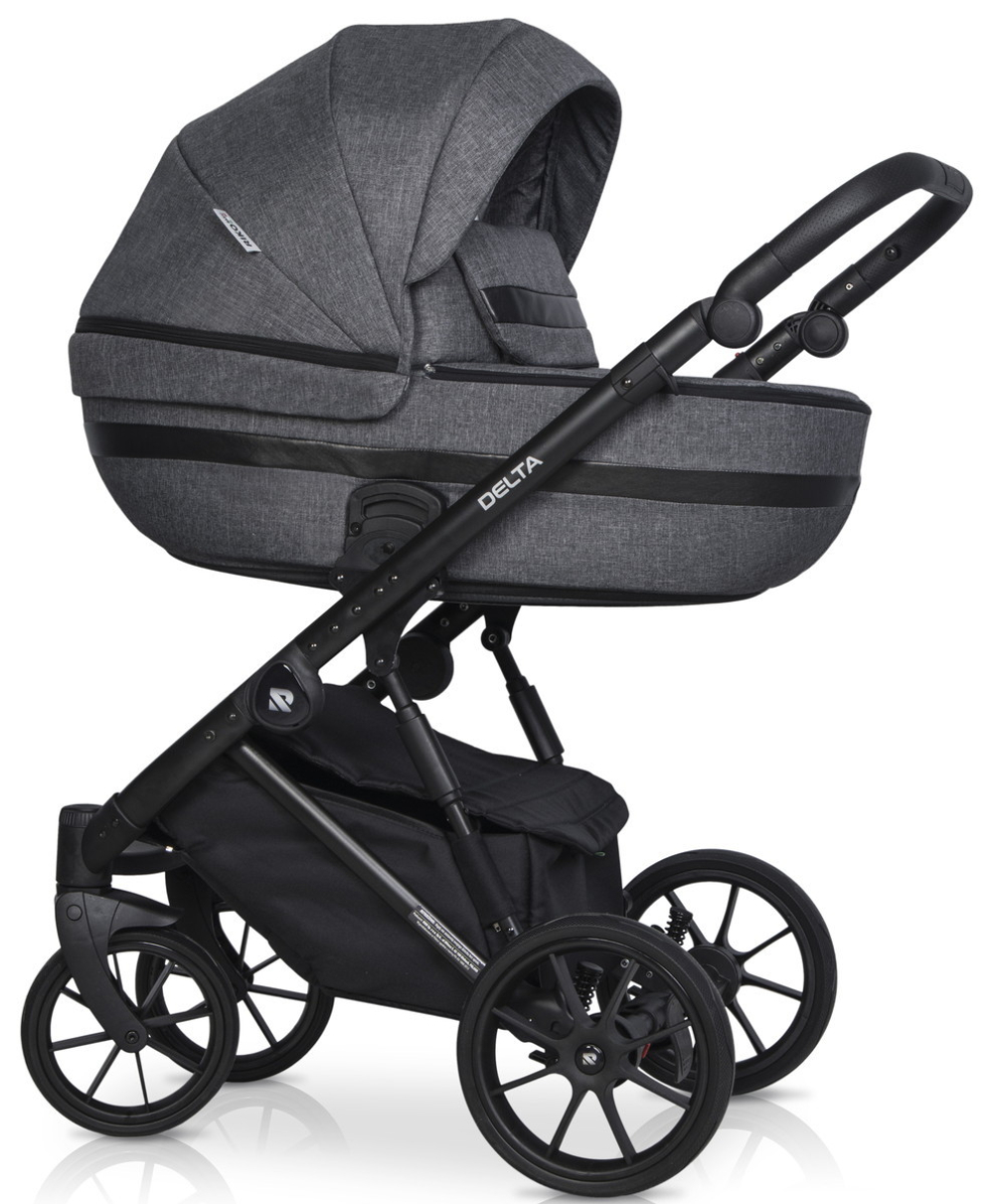 Детская коляска Riko Basic Delta 3 в 1 05 Carbon