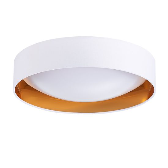 SLE201122-01 Светильник потолочный Белый, Золотистый/Белый LED 1*24W 4000K ORBIO