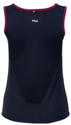 Женский топ теннисный Fila Top Drew - небесный