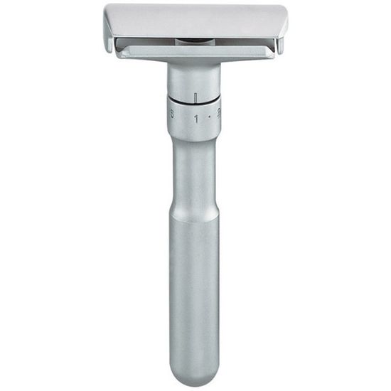 Т-образная бритва (станок) для бритья MERKUR FUTUR сатинированный, с регулировкой угла наклона лезвия