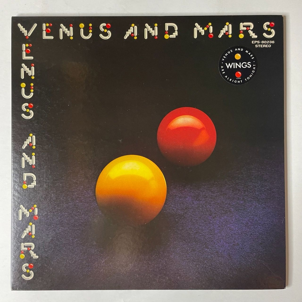 Винтажная виниловая пластинка LP Paul McCartney Wings Venus And Mars (Japan 1976) (No Obi) Spirits Of Ancient Egypt