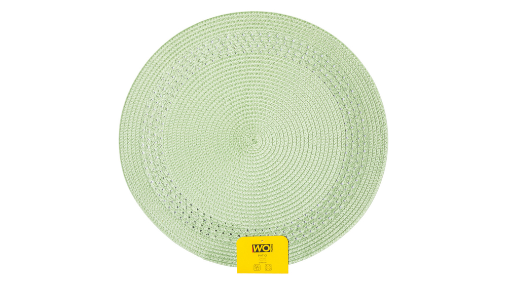 Салфетка подстановочная 38см Wo Home Patio зеленая