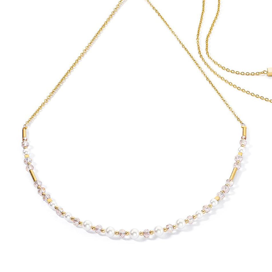 Колье Coeur de Lion Beige-Gold 4310/10-1016