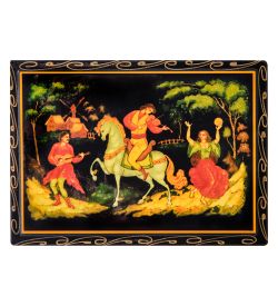 Народные промыслы ШК-11/ 3-Q Шкатулка в технике декупаж. (10х14х4)