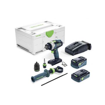 Дрель-шуруповерт ударная аккумуляторная FESTOOL QUADRIVE TPC 18/4 5,2/4,0 I-Plus-SCA
