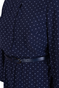 Платье женское 1347Аб, т.синий алфавит #176Атс051347Аб