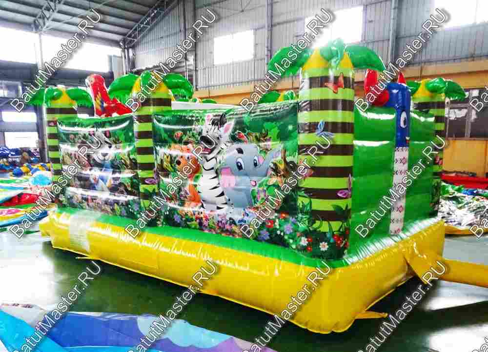 Надувной батут "Джунглимания" 4,5*3*2 м