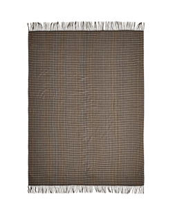 Zara Home плед из полиэстера, бежевый, в клетку