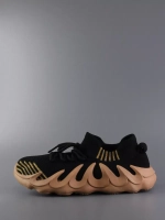 Кроссовки Изики детские - Yeezy boost- черно-коричневые