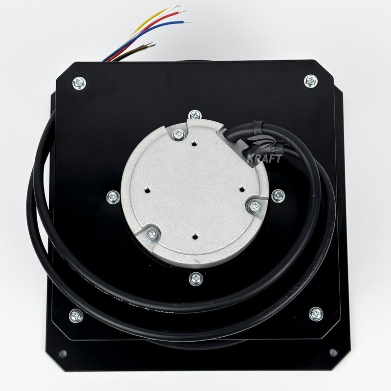 Вентилятор радиальный MES GR190B-072E-EC0 с потенциометром 820 м3 в час, 230 Вт, 220-230 В, 1,2 А