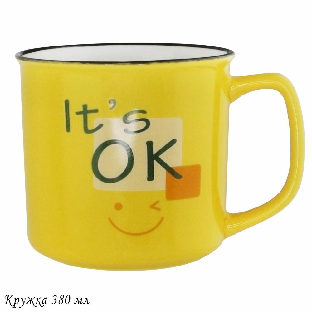 Lenardi 315-018 Кружка 380мл в под.уп.(х48)Фарфор