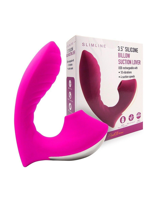 Вибромассажер Erokay MK-2303 MAGT с вакуумной стимуляцией, 10 см