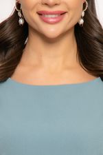 Платье-футляр "Основной инстинкт" (мята) П4805 LT Collection