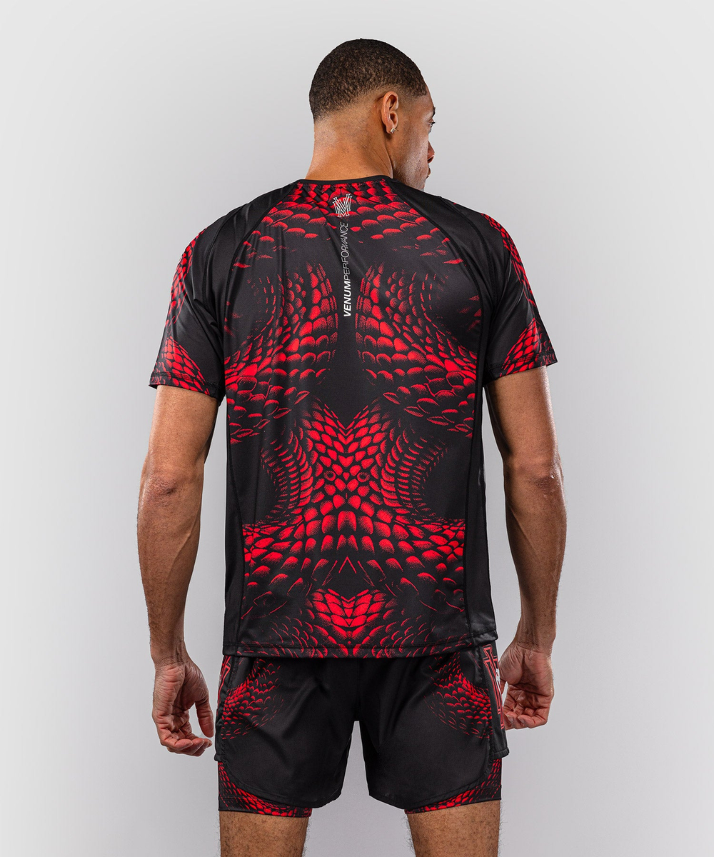 Футболка спортивная Venum Matupa Black/Red/Silver