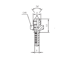 Фитинг DN 50 JIC (Ш) 2.1/2