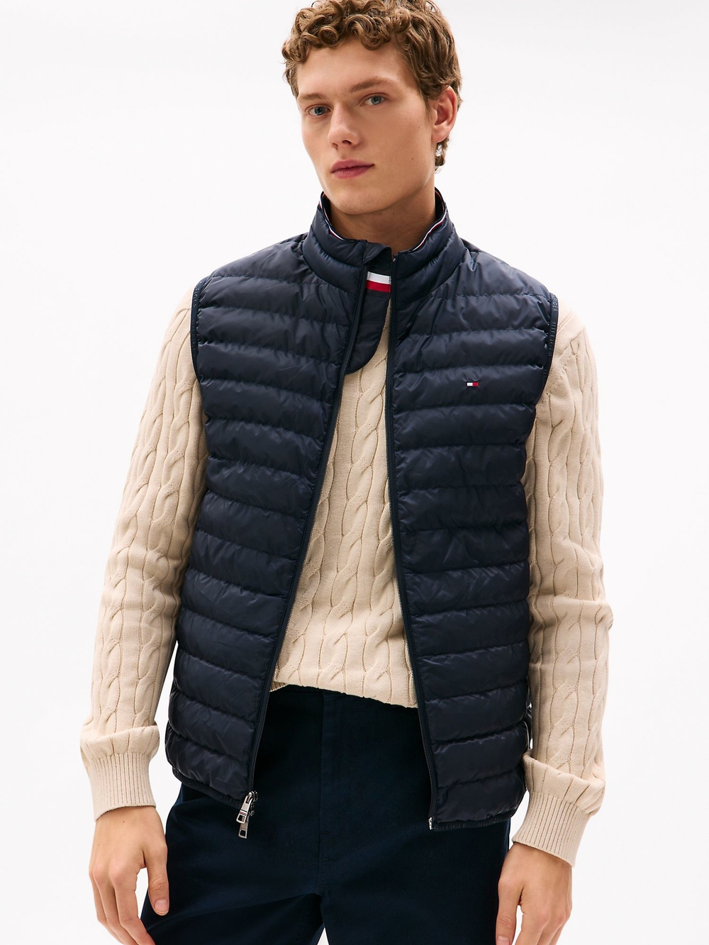 Утепленный жилет Tommy Hilfiger Lightweight Packable Navy