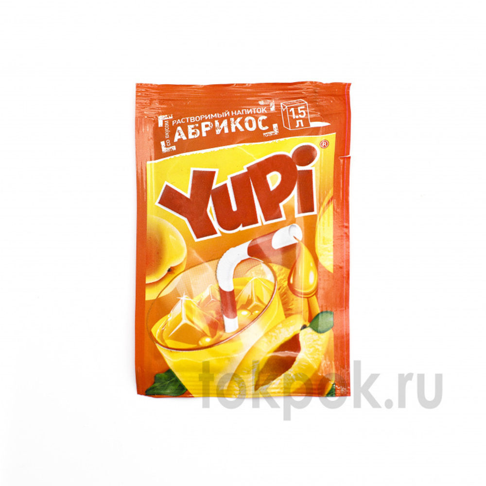 Растворимый напиток Yupi со вкусом абрикоса, 15 гр