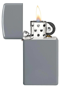 Зажигалка ZIPPO 49527 Slim® Flat Grey