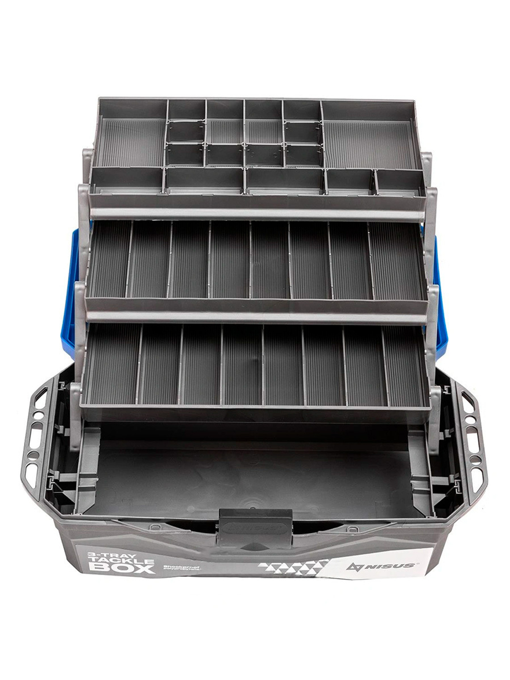 Ящик для снастей Nisus Tackle Box трехполочный красный (N-TB-3-R)