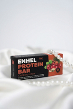 Высокопротеиновый батончик Enhel Med с коллагеном «Клюква-кедровый орех»