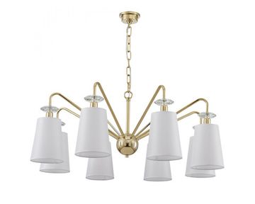 Подвесная люстра 8*E14 4628/С gold золото LIANA Newport