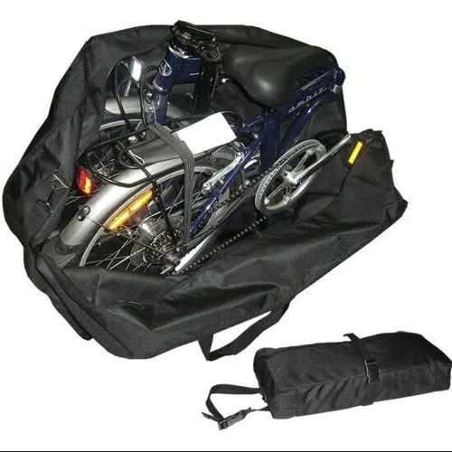 Чехол для переноски СКЛАДНОГО велосипеда (колеса 20") Габариты:78x61х32см вес 0,8 кг черный