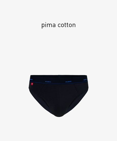 Мужские трусы слипы спорт Atlantic MP-1568, темно-синие