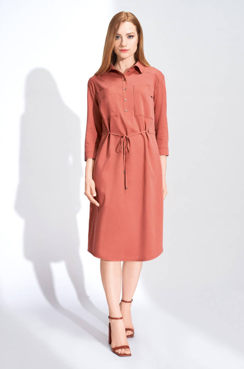 51121 Платье женское (шафрановый)