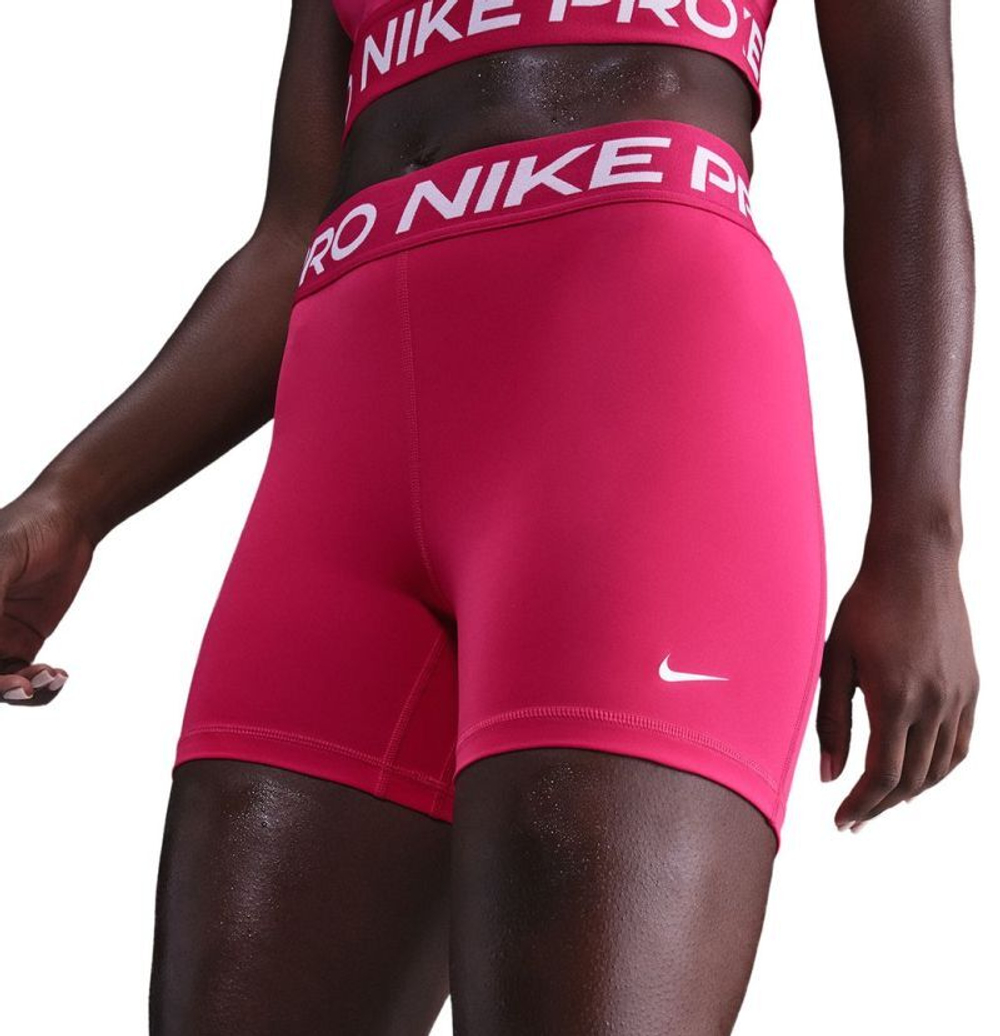 Женские теннисные шорты Nike Pro 365 5in - rush pink/white