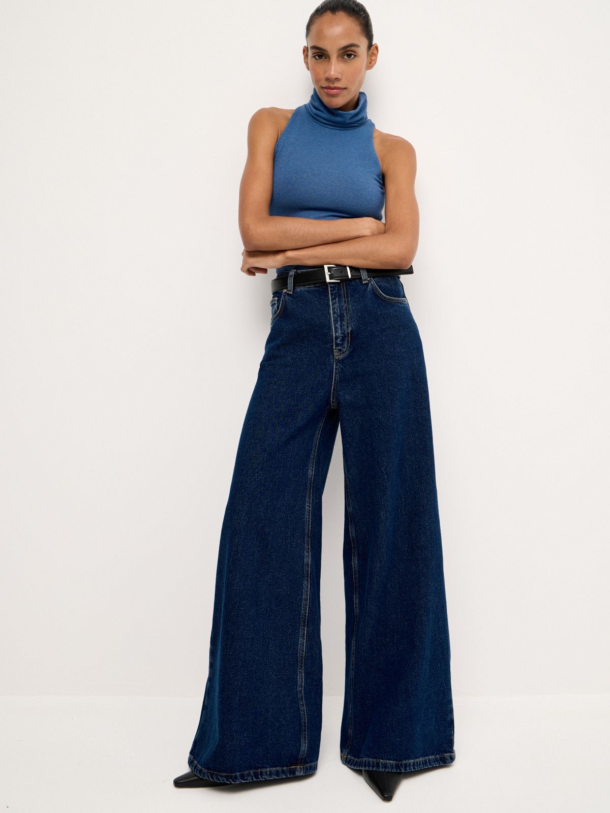 Джинсы extra широкие Extremely Blue