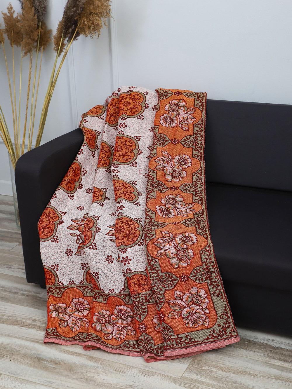 Покрывало на кровать, покрывало 2 спальное, гобелен с размерами: 200x210 см