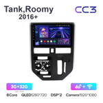Teyes CC3L 10,2"для Toyota Tank, Roomy 2016+ (авто с кондиционером)