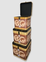 Пуфики с ящиком 3 шт