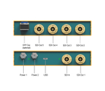 Усилитель-распределитель AvMatrix SD1151 1x5 12G-SDI с восстановлением тактовой частоты