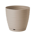 Горшок для цветов Saffron 1,5 л с поддоном (бежевый)