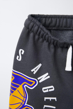 ZARA ШОРТЫ-БЕРМУДЫ LOS ANGELES LAKERS NBA ©, АНТРАЦИТОВО-СЕРЫЙ