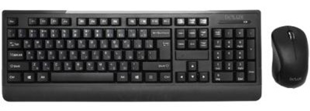 Клавиатура Delux DLD-6091OGB черный