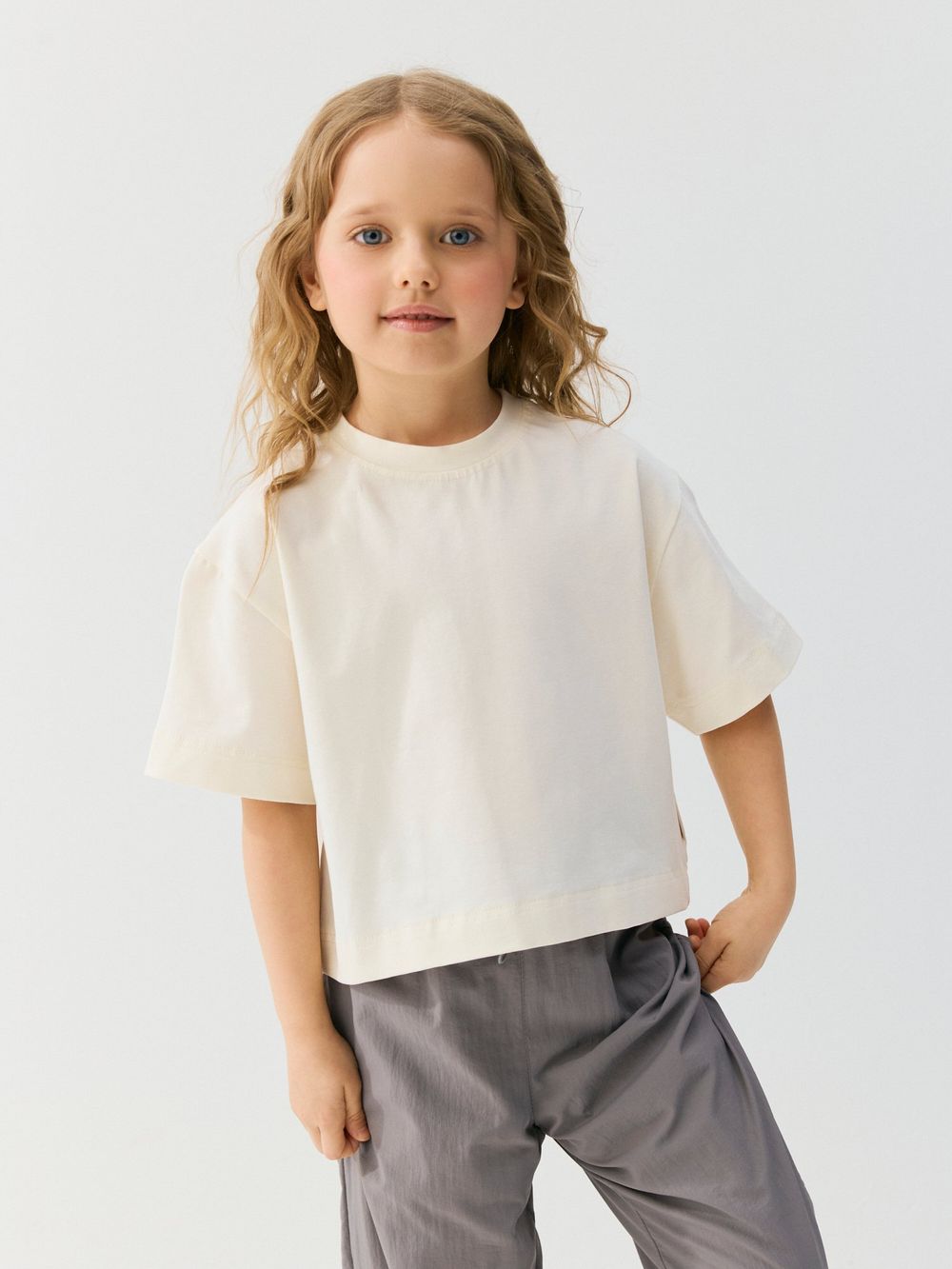 Футболка укороченная "Тофу"