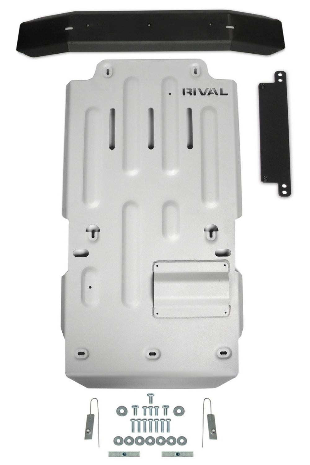 Защита КПП и РК Rival для Toyota 4Runner V (V - 4.0) 2013-н.в./Toyota Land Cruiser Prado 150 (V - 4.0) 2009-2020 2020-н.в., алюминий 6 мм, с крепежом, штампованная, 2333.9543.1.6