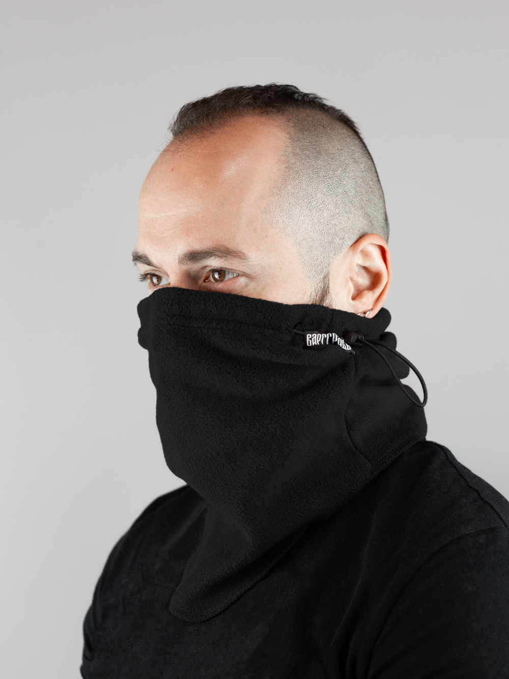 Бафф чёрный флис