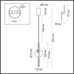 Подвесной светодиодный светильник Odeon Light STREKOZA 5413/12L