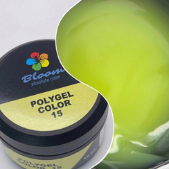 Bloom Полигель№15 12 гр неоново-зелёный